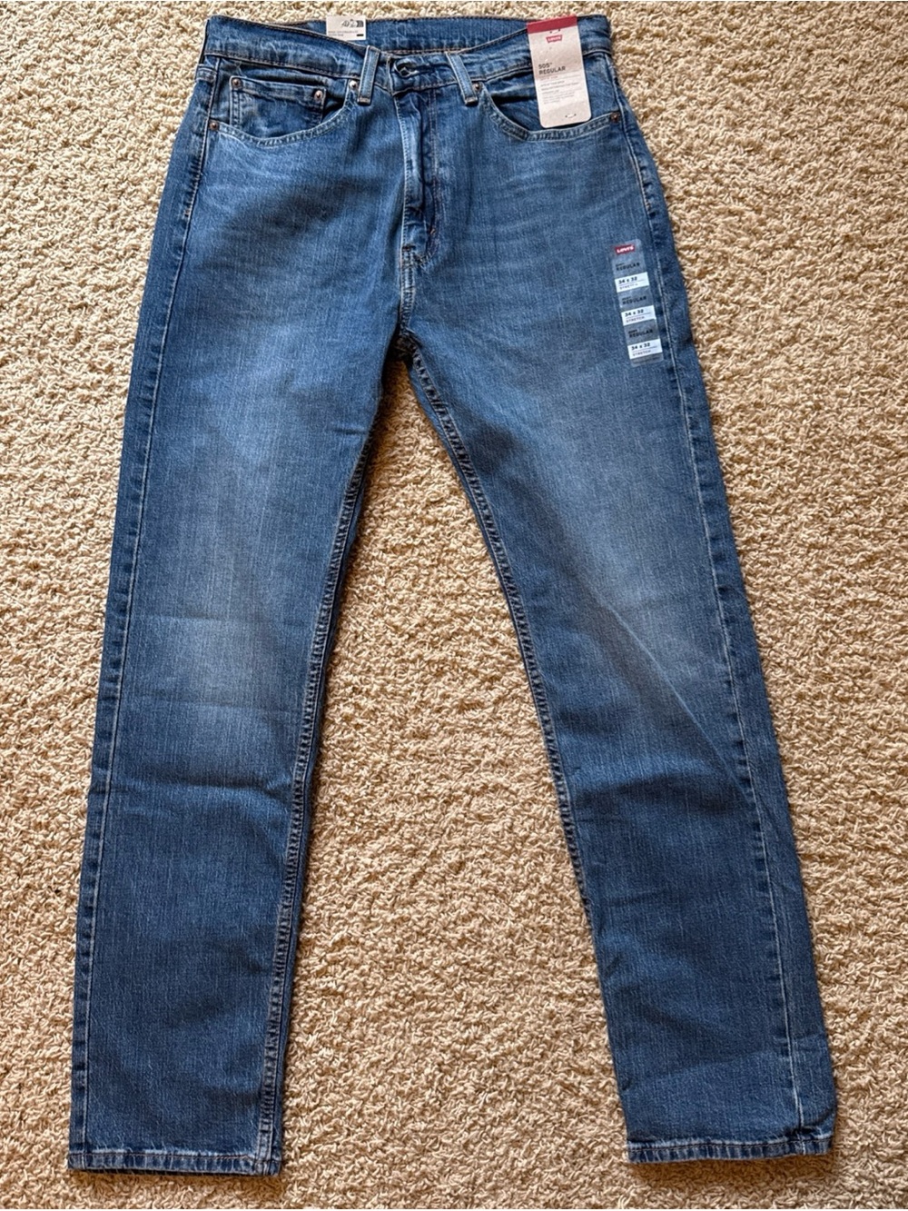 Levi's Men's Medium Blue Slim Straight Jeans
